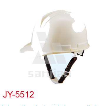 Jy-5512 White Construction CE PE Safety Helmet